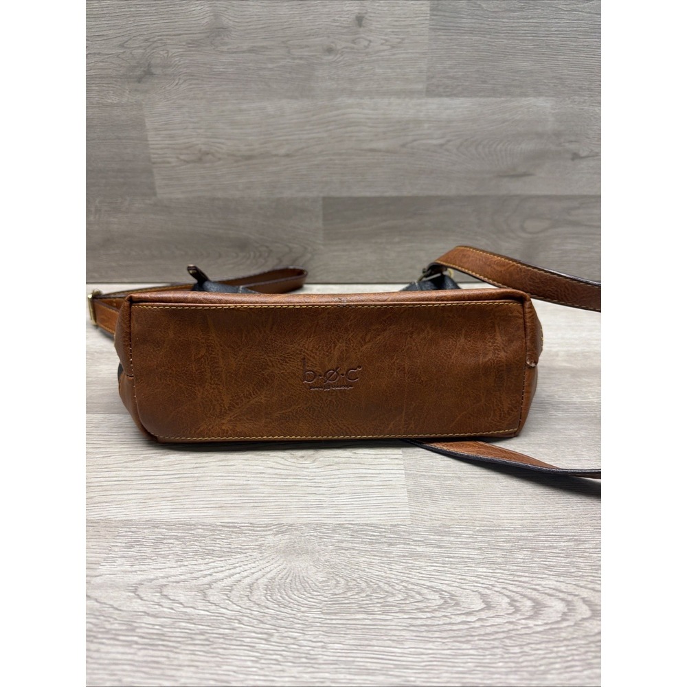 B.O.C. Born Concept B.Ø.C. Pebbled Black Vegan Leather Shoulder Bag - Picture 5 of 14